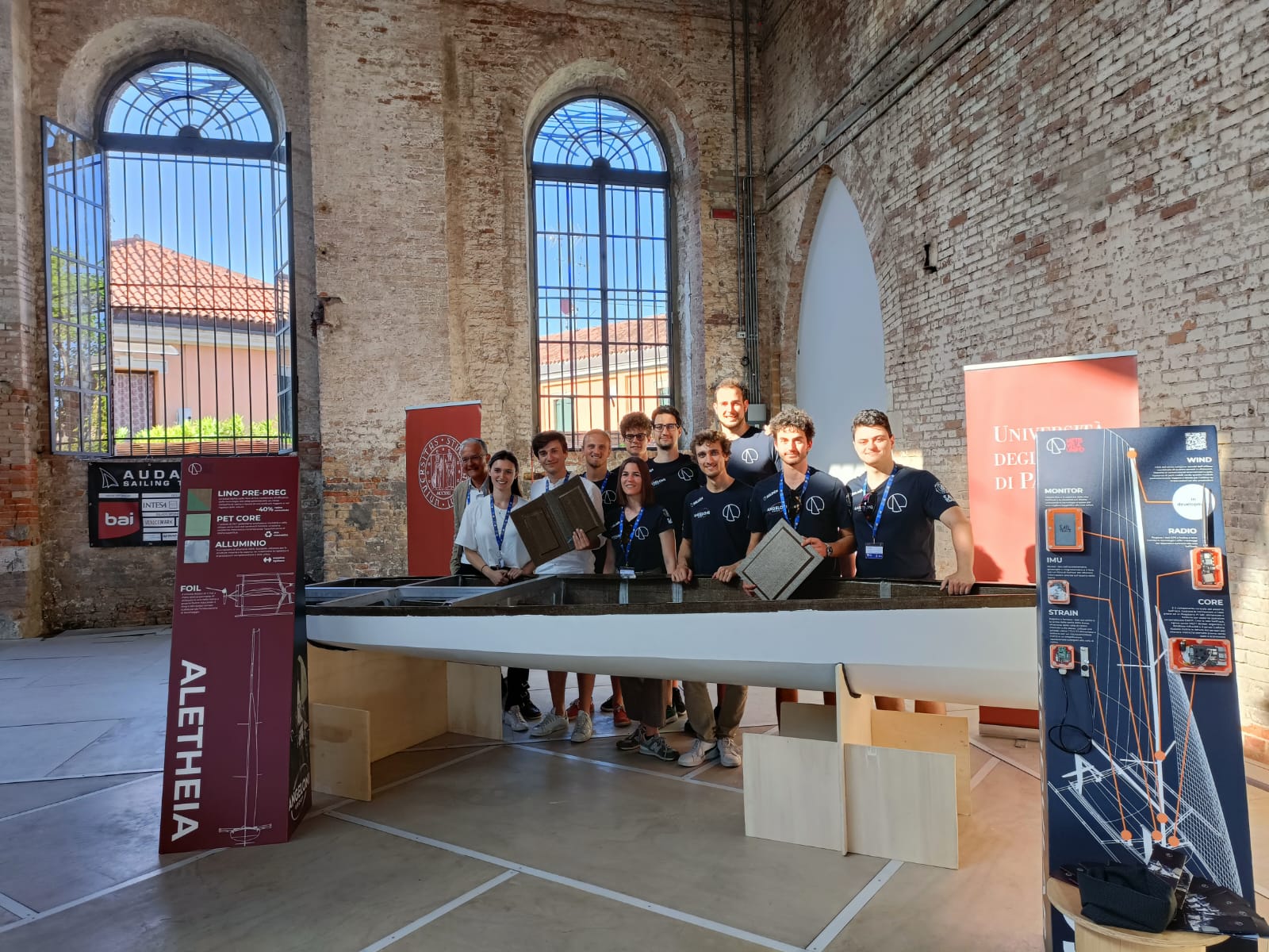 Mètis Vela Unipd projects displayed at the Venice Boat Show UniPadova