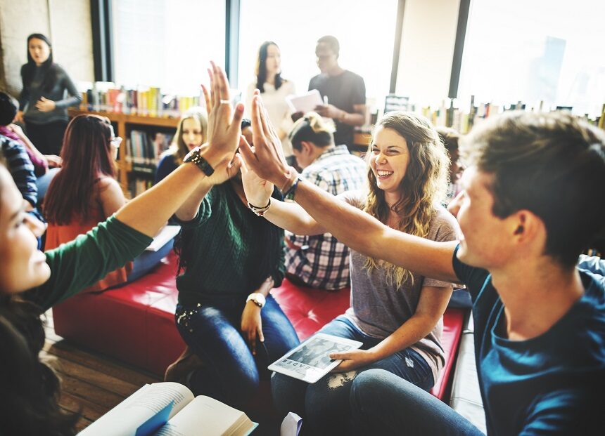Classmate Classroom Sharing International Friend Concept Classmate Classroom Sharing International Friend Concept