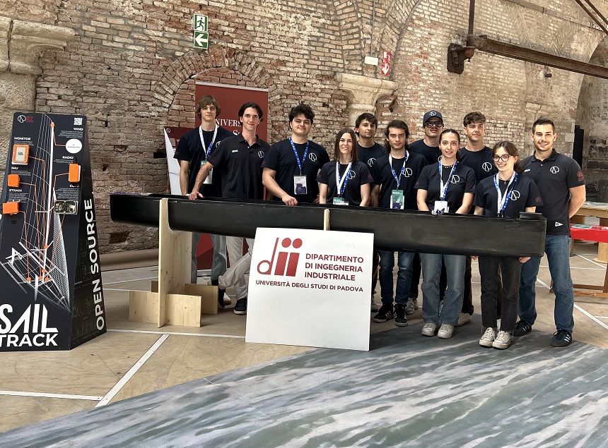 Il Team Métis Vela Unipd al salone Nautico di Venezia